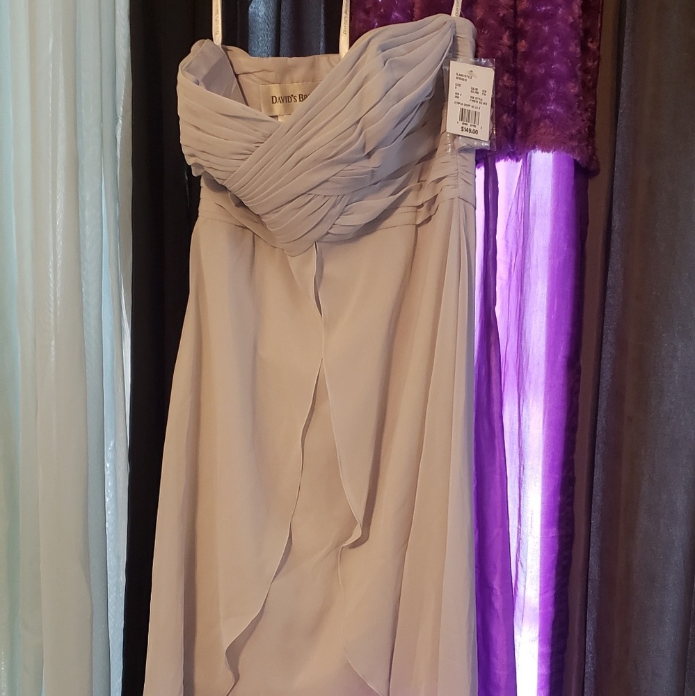 Silver Bridesmaid dress